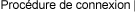 Proc�dure de connexion